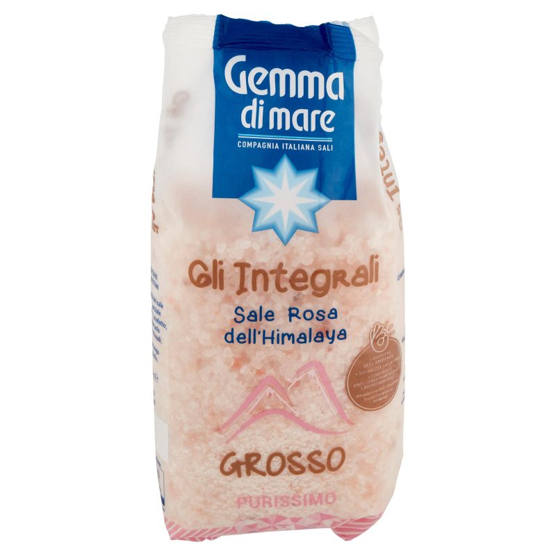 Gemma di mare Gli Integrali Sale Rosa dell'Himalaya Grosso 1000 g