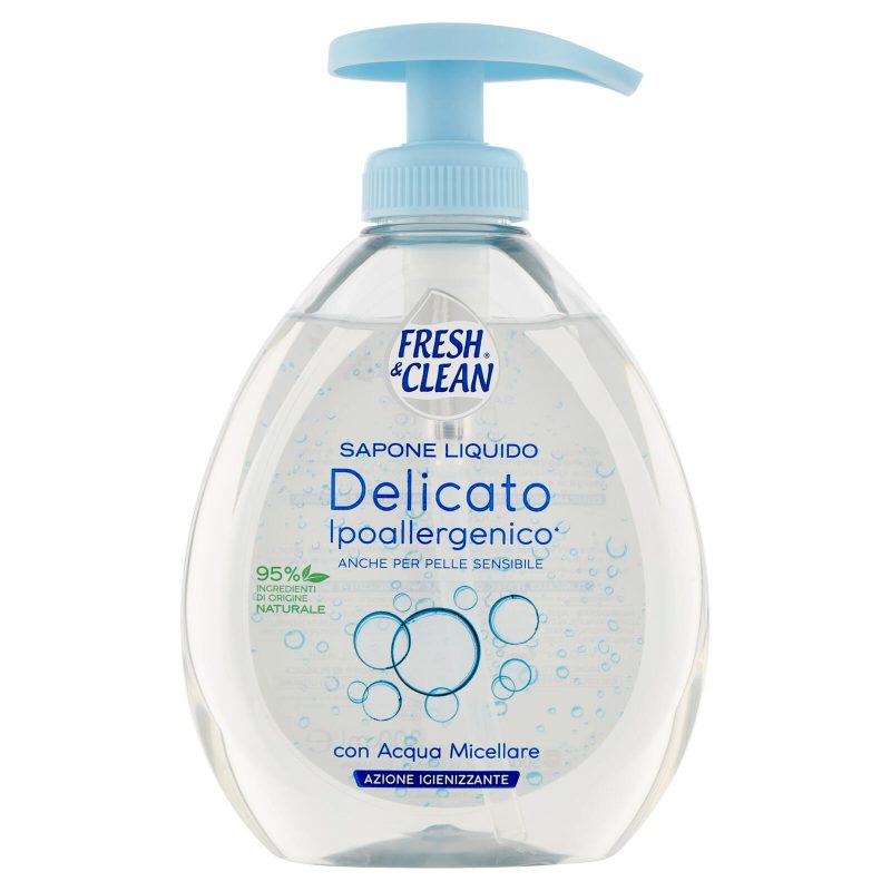 Fresh & Clean Sapone Liquido Delicato con Acqua Micellare 300 ml