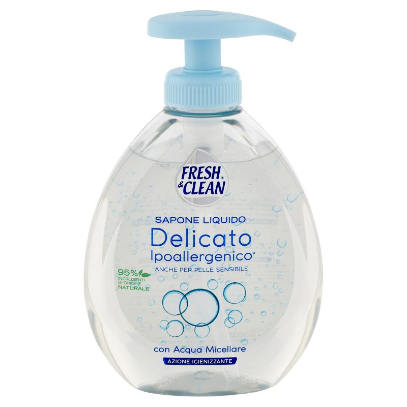 Fresh & Clean Sapone Liquido Delicato con Acqua Micellare 300 ml