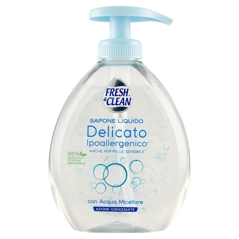 Fresh & Clean Sapone Liquido Delicato con Acqua Micellare 300 ml