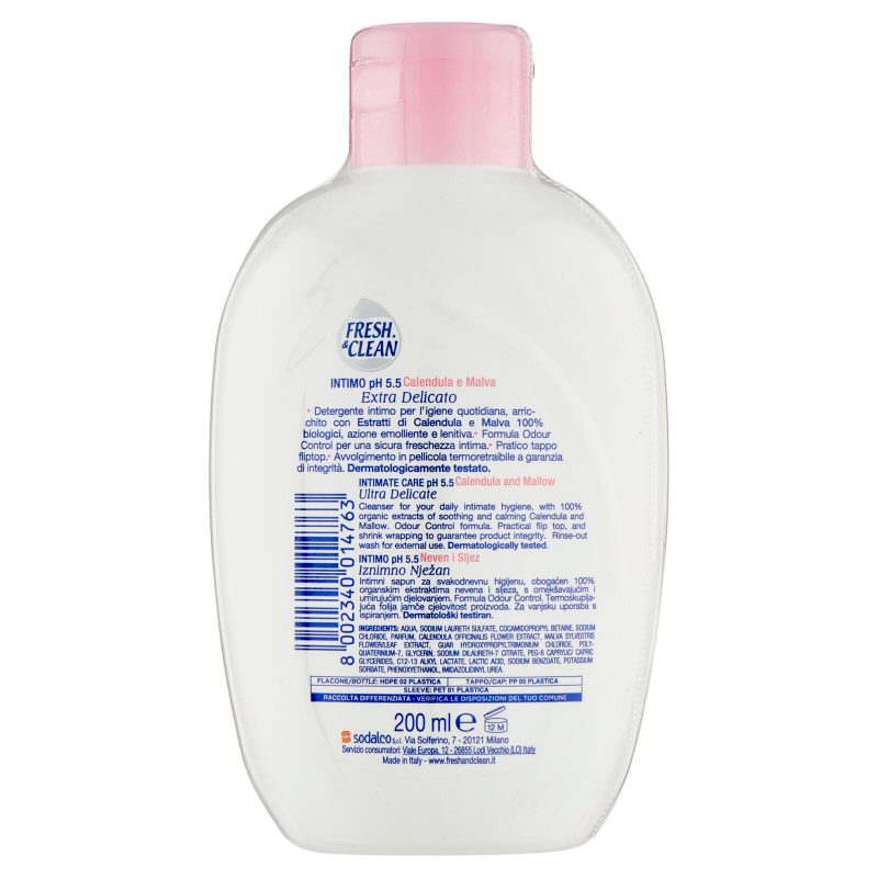 Fresh & Clean Intimo pH 5.5 Extra Delicato Calendula e Malva 200 ml