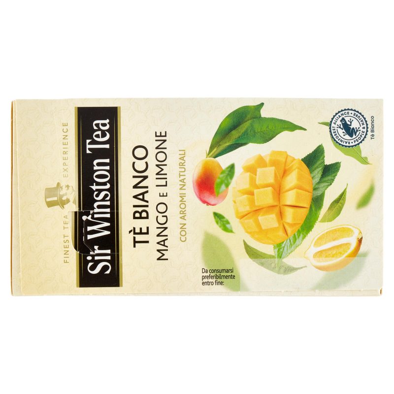 Sir Winston Tea Tè Bianco Mango e Limone 20 x 1,25 g