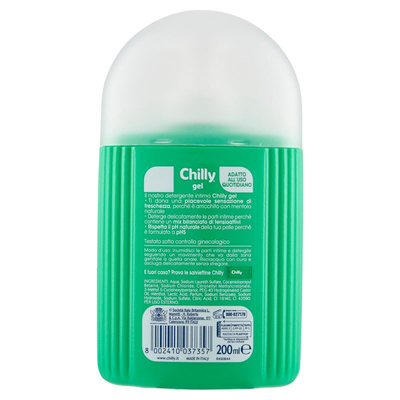 Chilly gel Detergente Intimo 200 ml