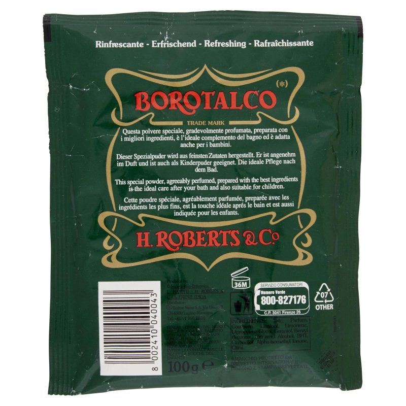 Borotalco Talco in polvere busta 100 g