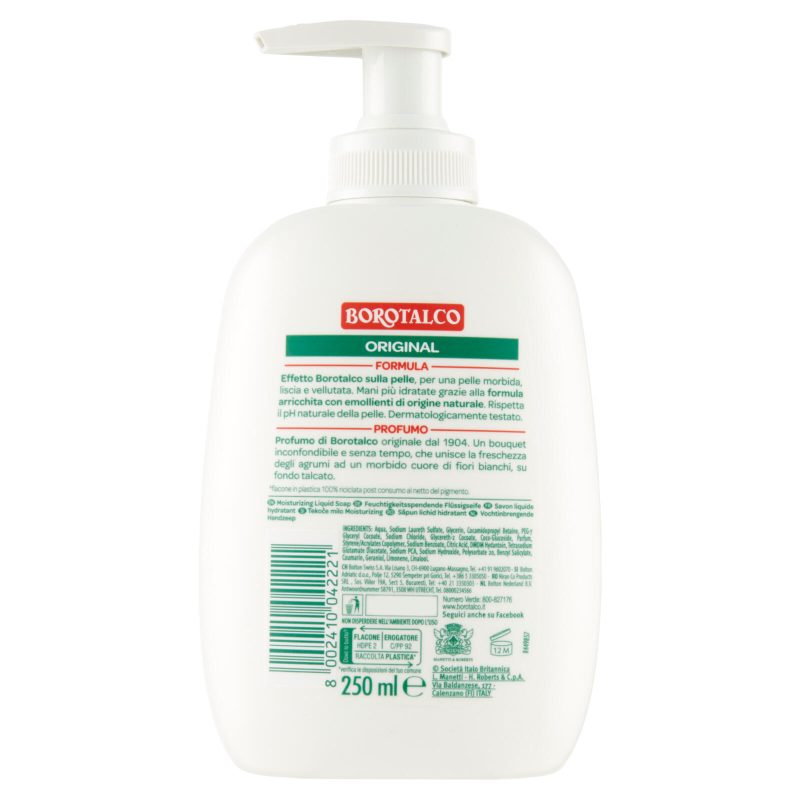 Borotalco Profumo di Borotalco Original Sapone Idratante 250 ml