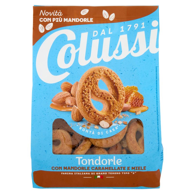 Colussi Tondorle con Mandorle Caramellate e Miele 500 g