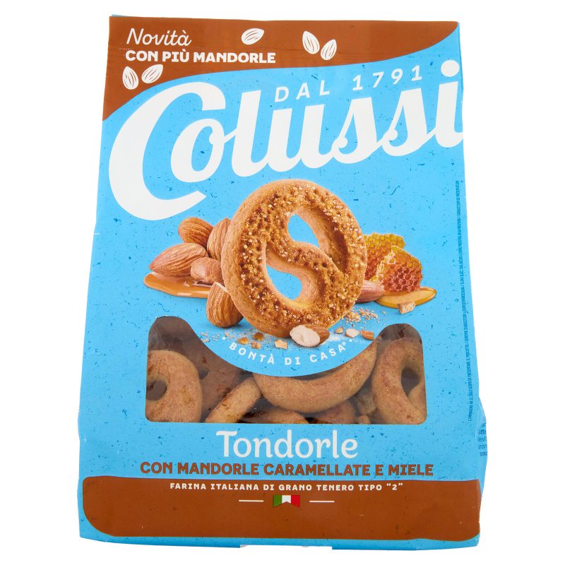 Colussi Tondorle con Mandorle Caramellate e Miele 500 g