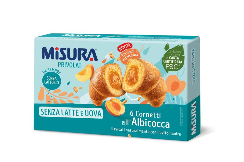 Misura Privolat 6 Cornetti all'Albicocca 298 g