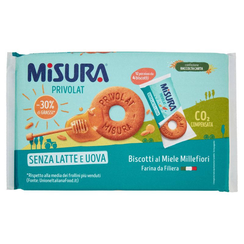 Misura Privolat Biscotti al Miele Millefiori 400 g