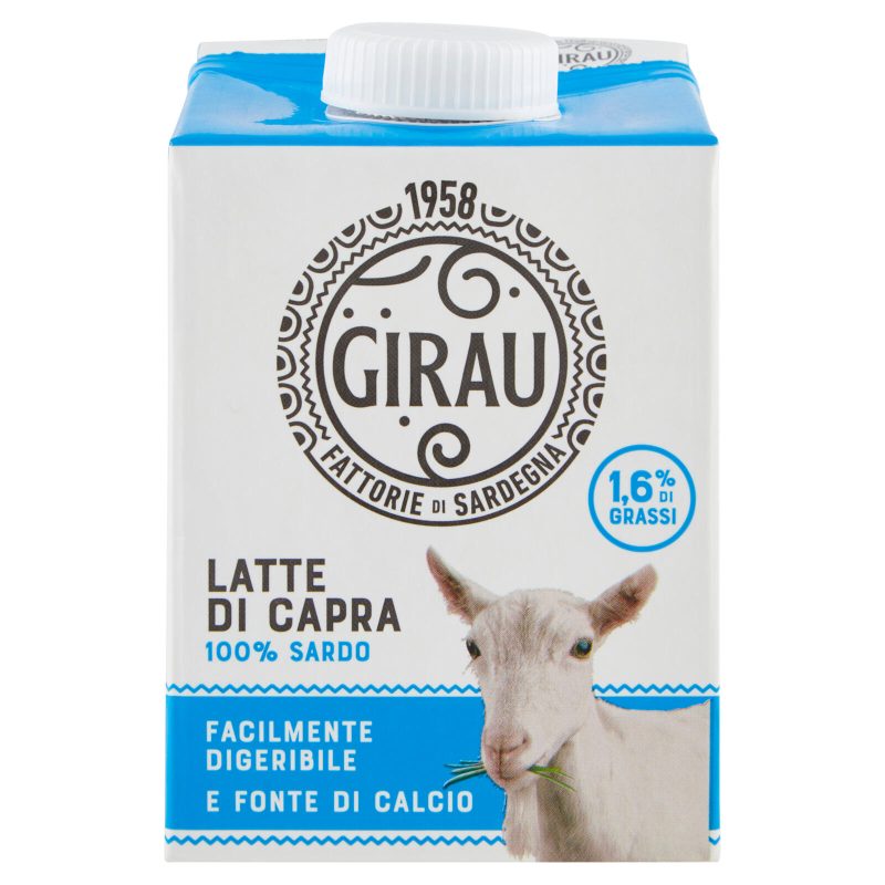 Girau Latte di Capra 100% Sardo 1,6% di Grassi 500 ml