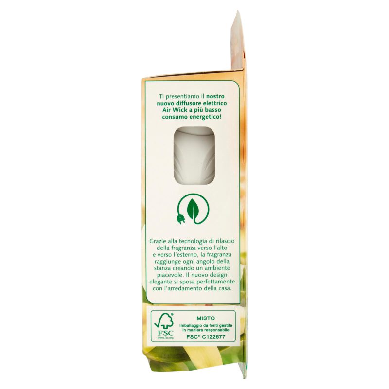 Air Wick Profumatore per Ambienti Vaniglia e Thè Bianco Diffusore Elettrico 19 ml