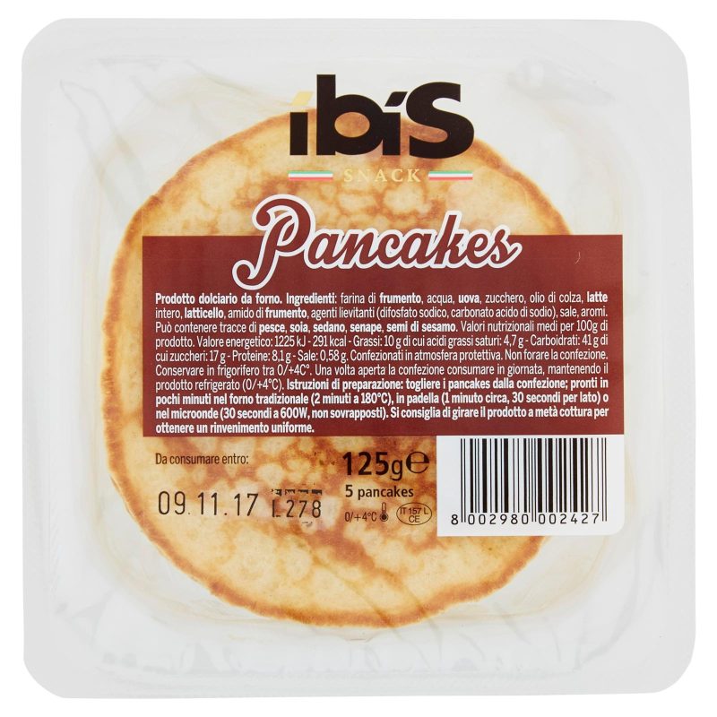 ibis Snack Pancakes 5 pancakes 125 g