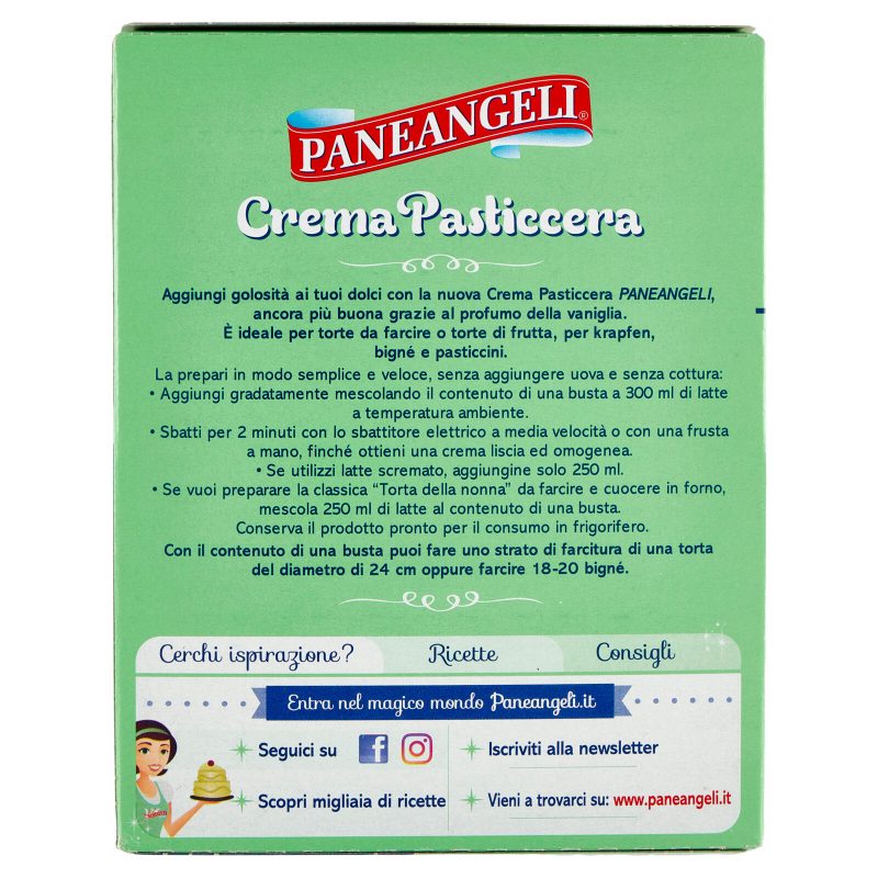 PANEANGELI Crema Pasticcera 2 x 75 g