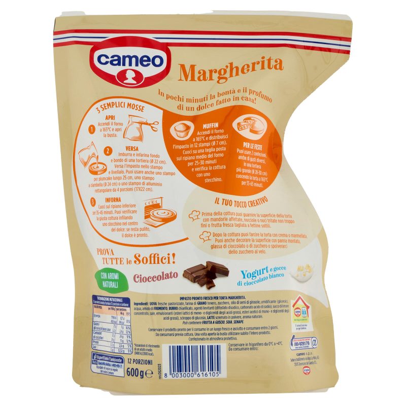 cameo le Soffici Margherita 
600 g