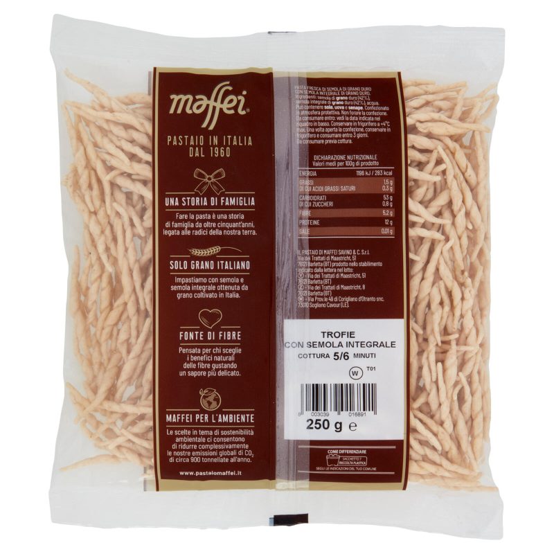 maffei Trofie con Semola Integrale 250 g