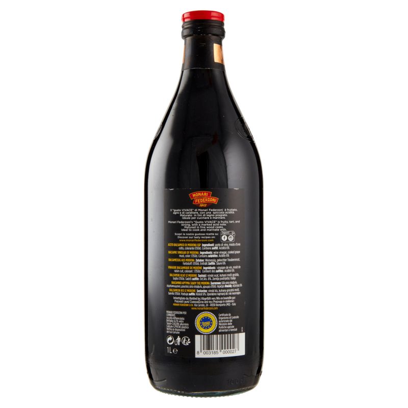 Monari Federzoni Aceto Balsamico di Modena IGP Gusto Vivace 1 L