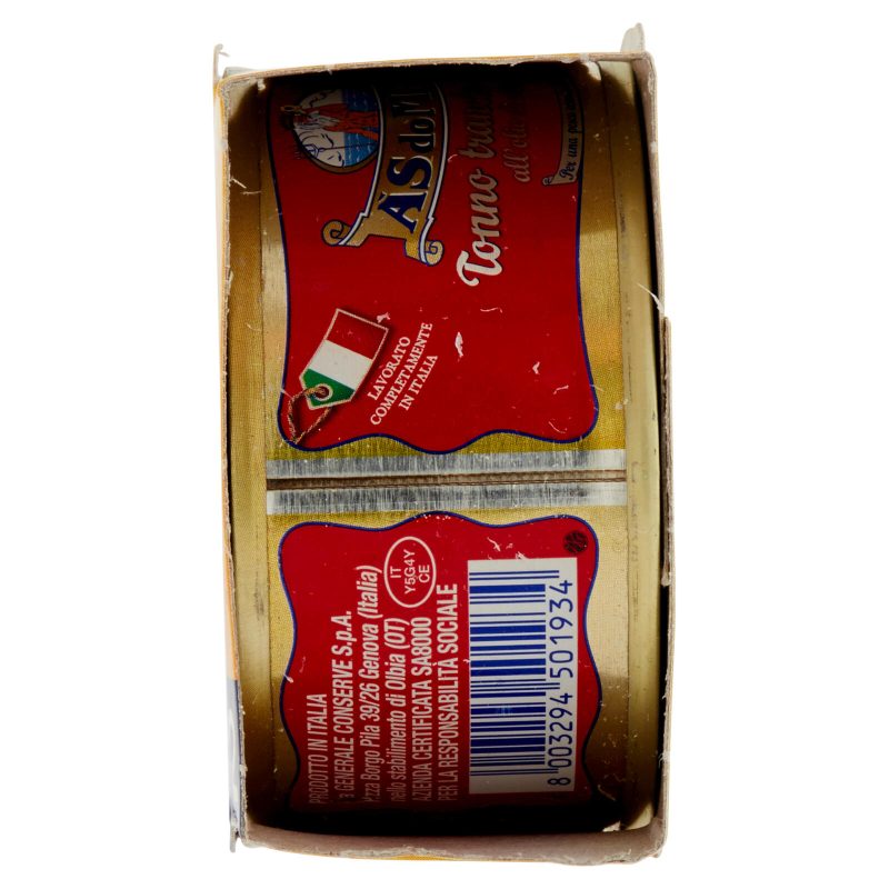 Asdomar Tonno Trancio intero all'olio di oliva	 80 g x 2 + 1