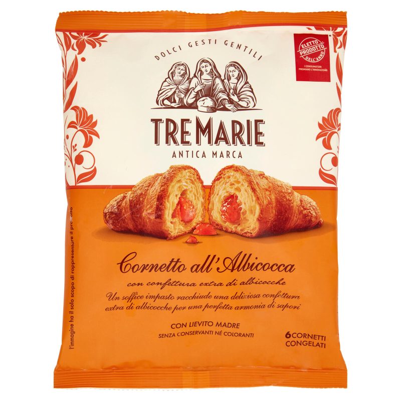 Cornetto all'Albicocca Tre Marie 
x6 - 372 g