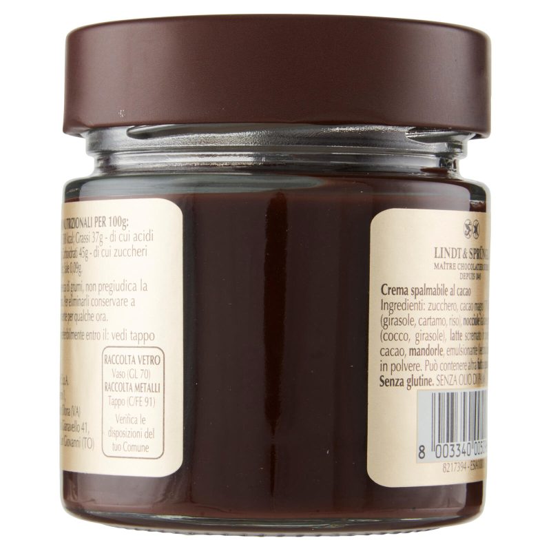 Lindt Crema spalmabile Fondente Cioccolato fondente 200 g