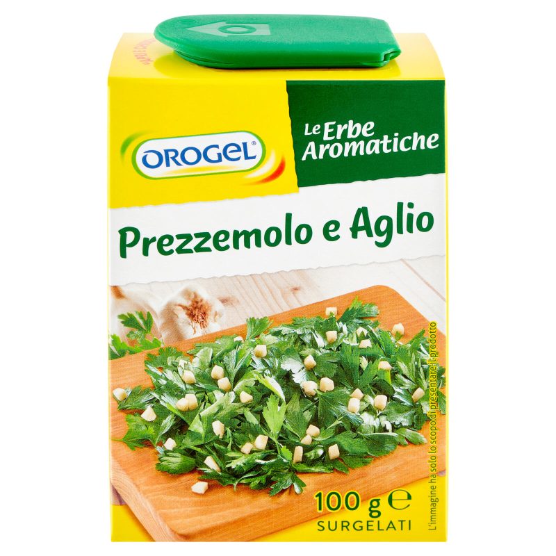 Orogel Le Erbe Aromatiche Prezzemolo e Aglio Surgelati 100 g