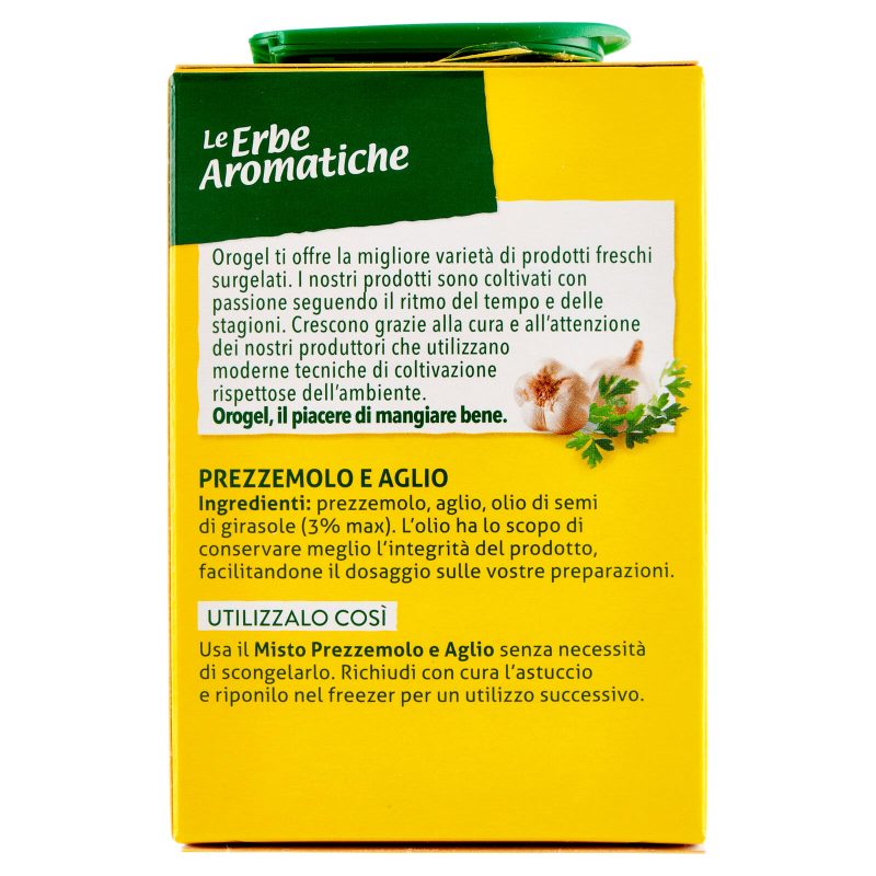 Orogel Le Erbe Aromatiche Prezzemolo e Aglio Surgelati 100 g