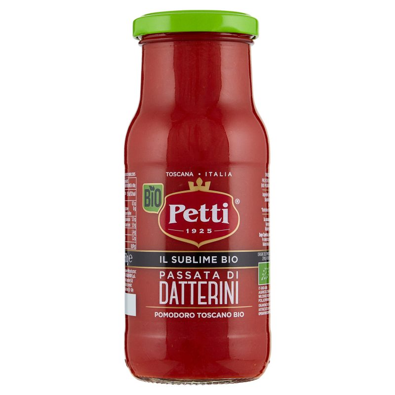 Petti "Il sublime" - passata di datterini biologici - Pomodoro biologico toscano - 350g