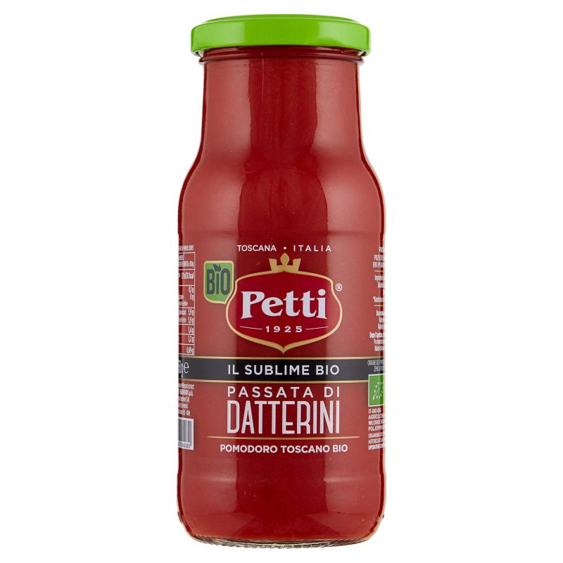 Petti "Il sublime" - passata di datterini biologici - Pomodoro biologico toscano - 350g