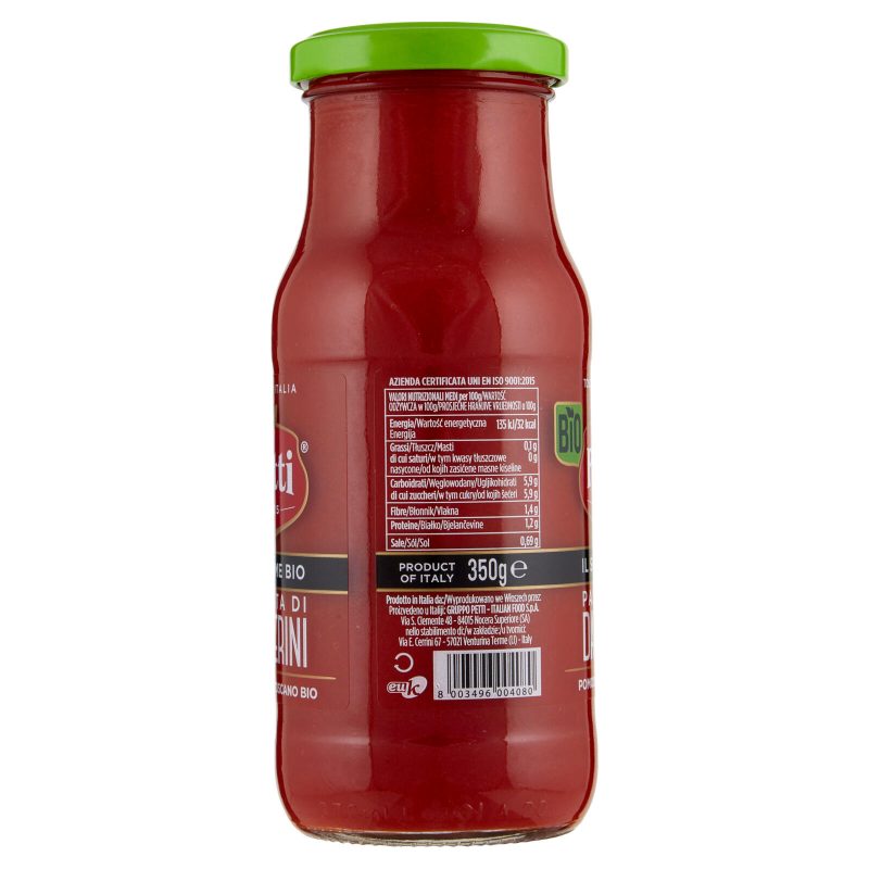 Petti "Il sublime" - passata di datterini biologici - Pomodoro biologico toscano - 350g