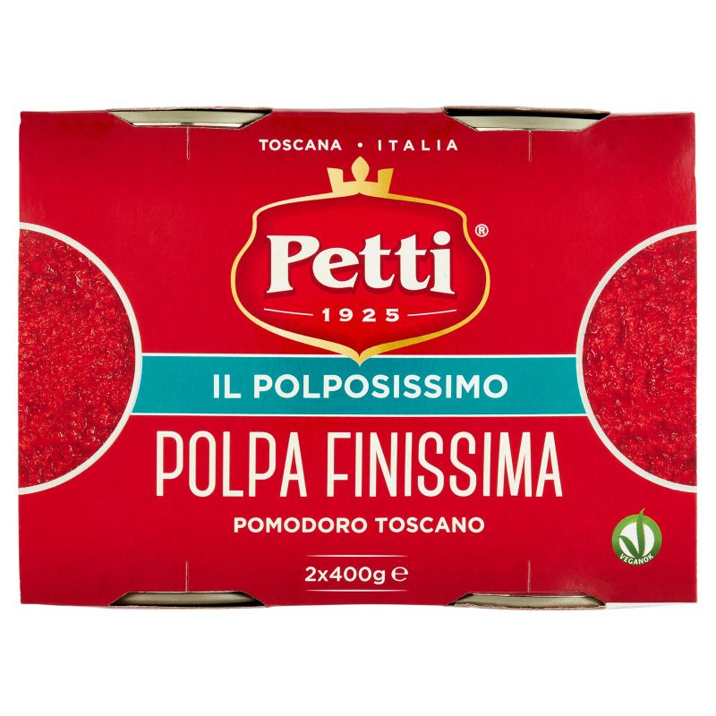 Petti "Il polposissimo" - polpa di pomodoro finissima - Pomodoro toscano - 2x400g