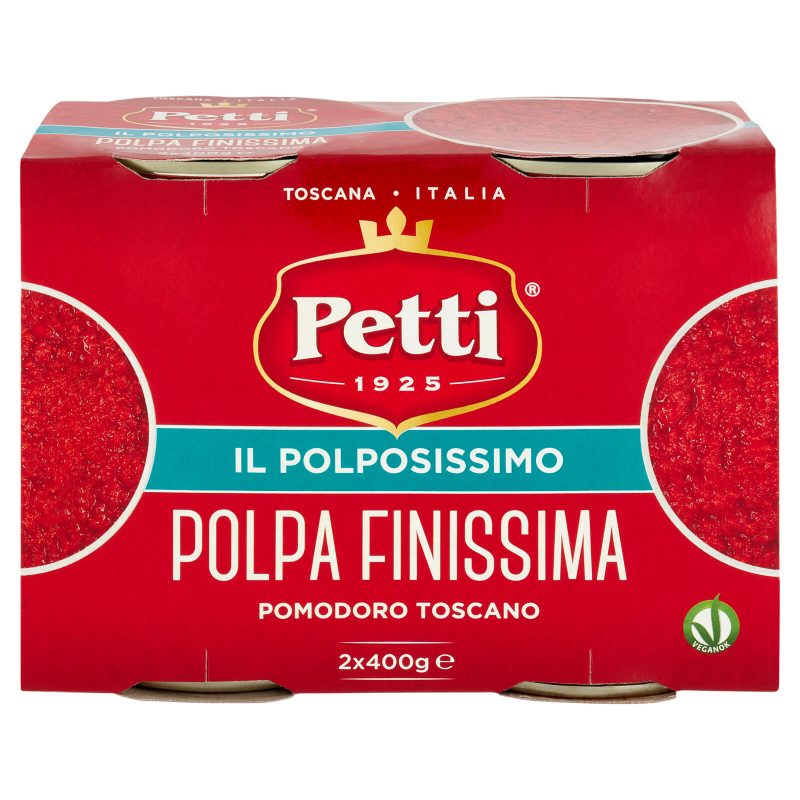 Petti "Il polposissimo" - polpa di pomodoro finissima - Pomodoro toscano - 2x400g