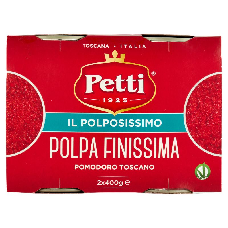 Petti "Il polposissimo" - polpa di pomodoro finissima - Pomodoro toscano - 2x400g