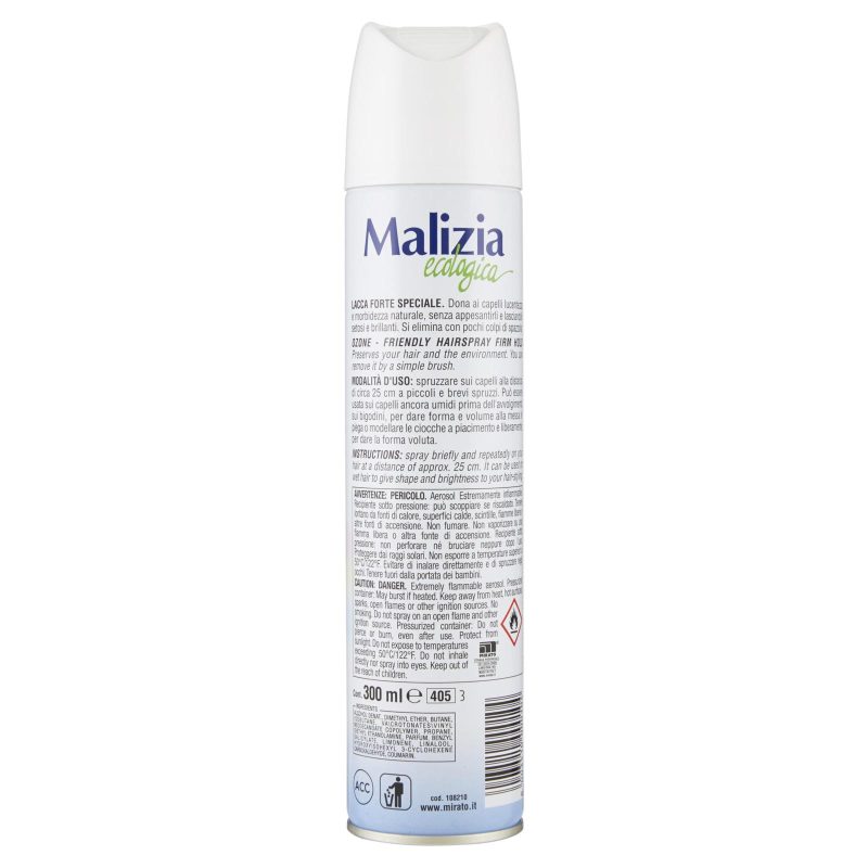 Malizia Ecologica Ecofix lacca forte 300 ml