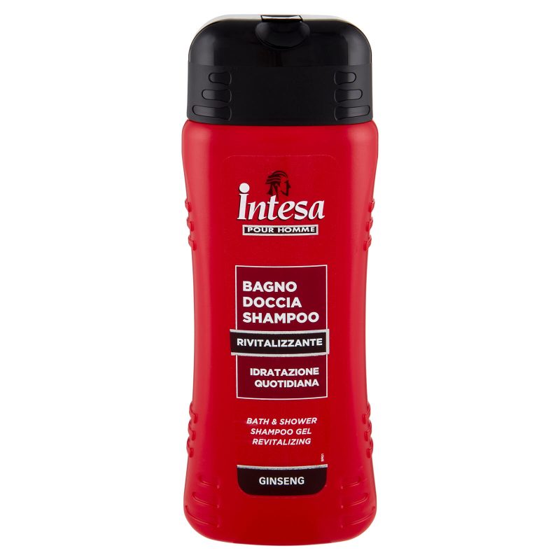 Intesa Pour Homme Bagno Doccia Shampoo 
Rivitalizzante Ginseng
500 ml