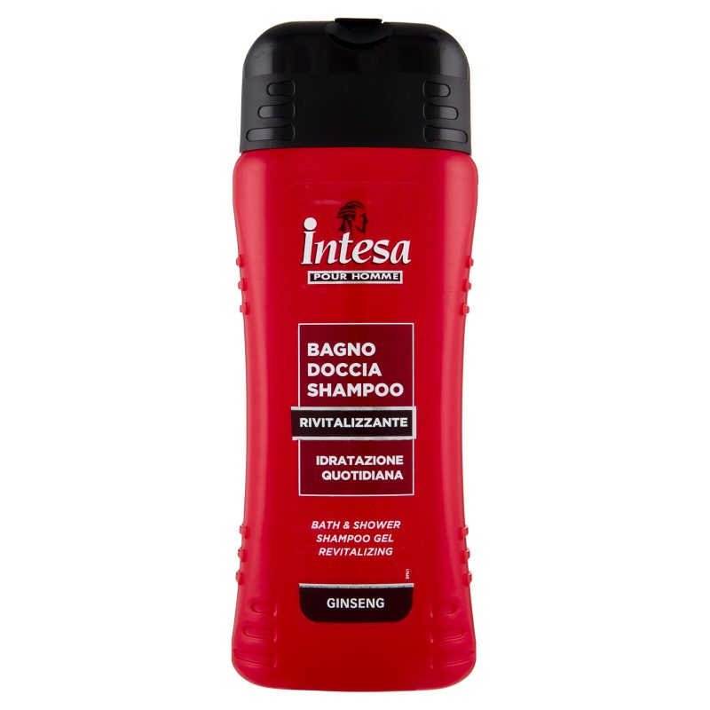 Intesa Pour Homme Bagno Doccia Shampoo 
Rivitalizzante Ginseng
500 ml