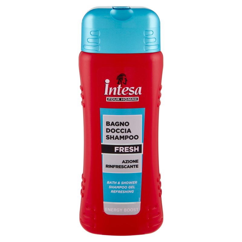 Intesa Pour Homme Bagno Doccia Shampoo 
Fresh Energy Boost 
500 ml