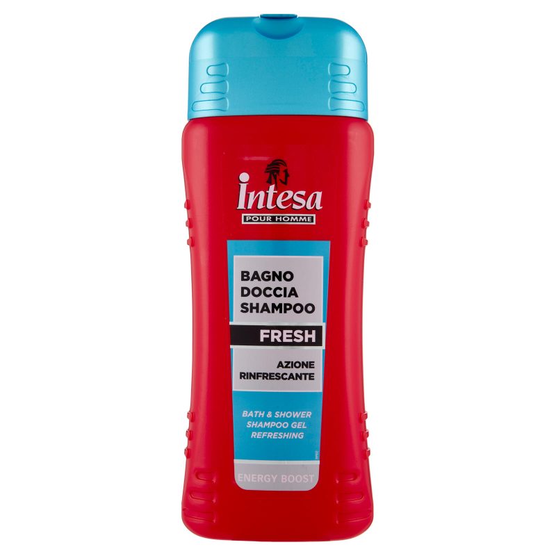 Intesa Pour Homme Bagno Doccia Shampoo 
Fresh Energy Boost 
500 ml