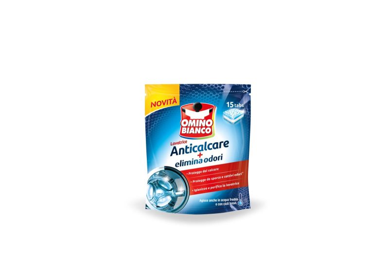 Omino Bianco Lavatrice Anticalcare + elimina odori 15 tabs 240 g