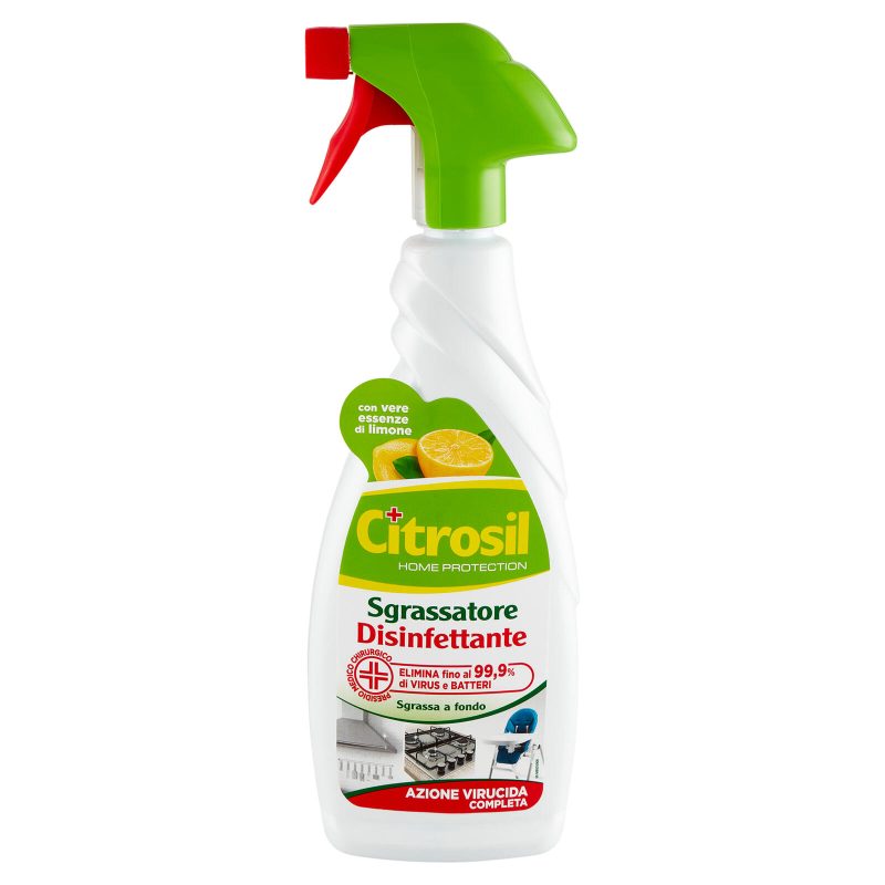 Citrosil Home Protection Sgrassatore Disinfettante con vere essenze di limone 650 ml