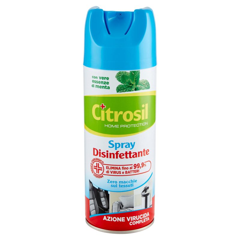 Citrosil Home Protection Spray Disinfettante con vere essenze di menta 300 ml