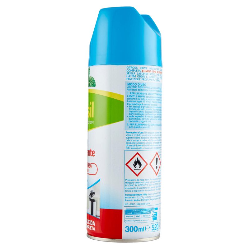 Citrosil Home Protection Spray Disinfettante con vere essenze di menta 300 ml