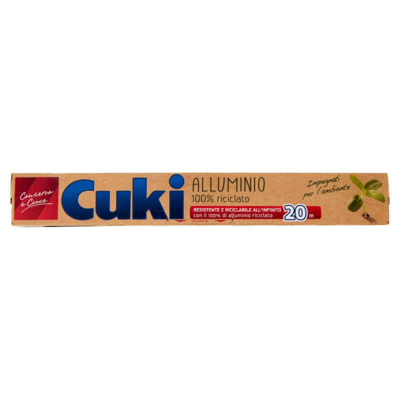 Cuki Conserva e Cuoce Alluminio 100% riciclato 20 m