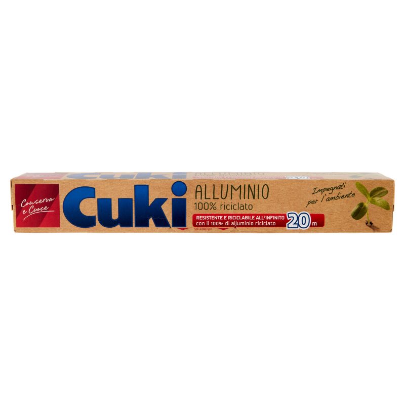 Cuki Conserva e Cuoce Alluminio 100% riciclato 20 m