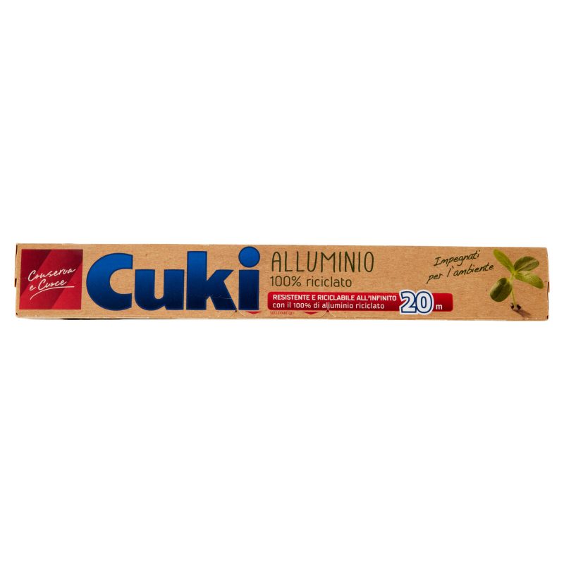 Cuki Conserva e Cuoce Alluminio 100% riciclato 20 m