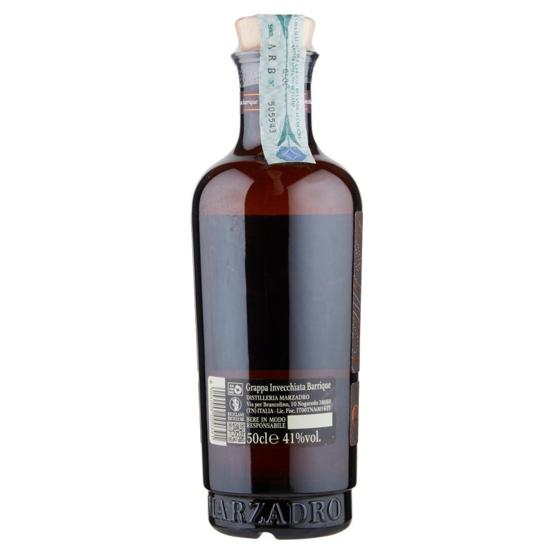 Marzadro Trentina Grappa Barrique Morbida 50 cl