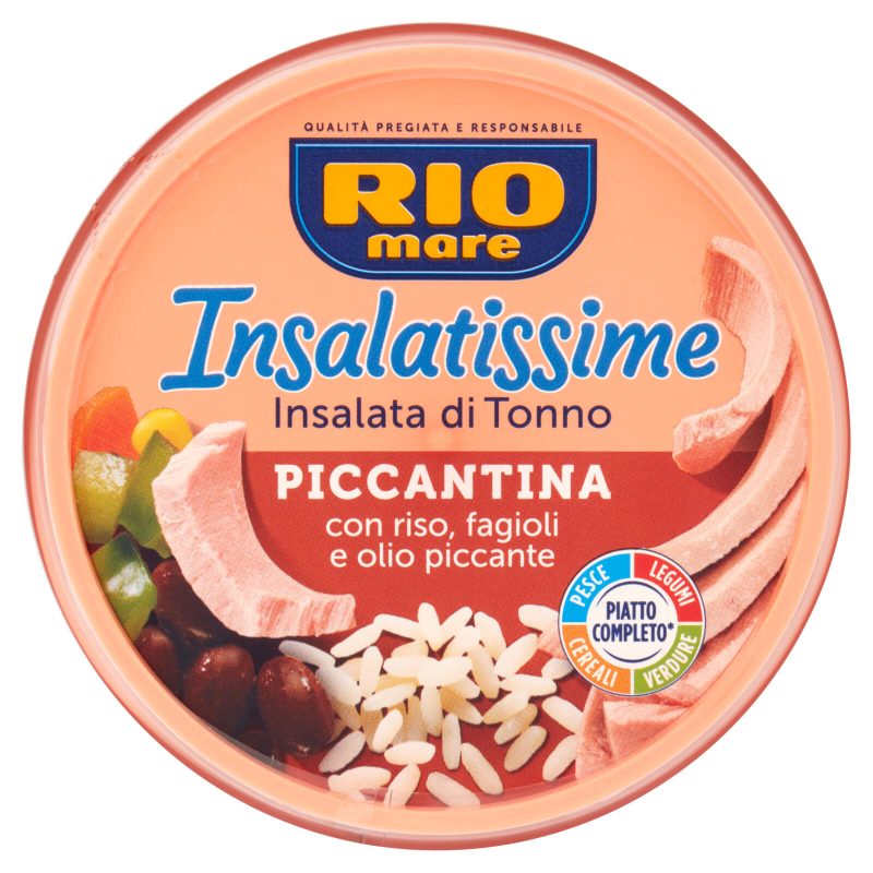 Rio mare Insalatissime Insalata di Tonno Piccantina con riso, fagioli e olio piccante 220 g