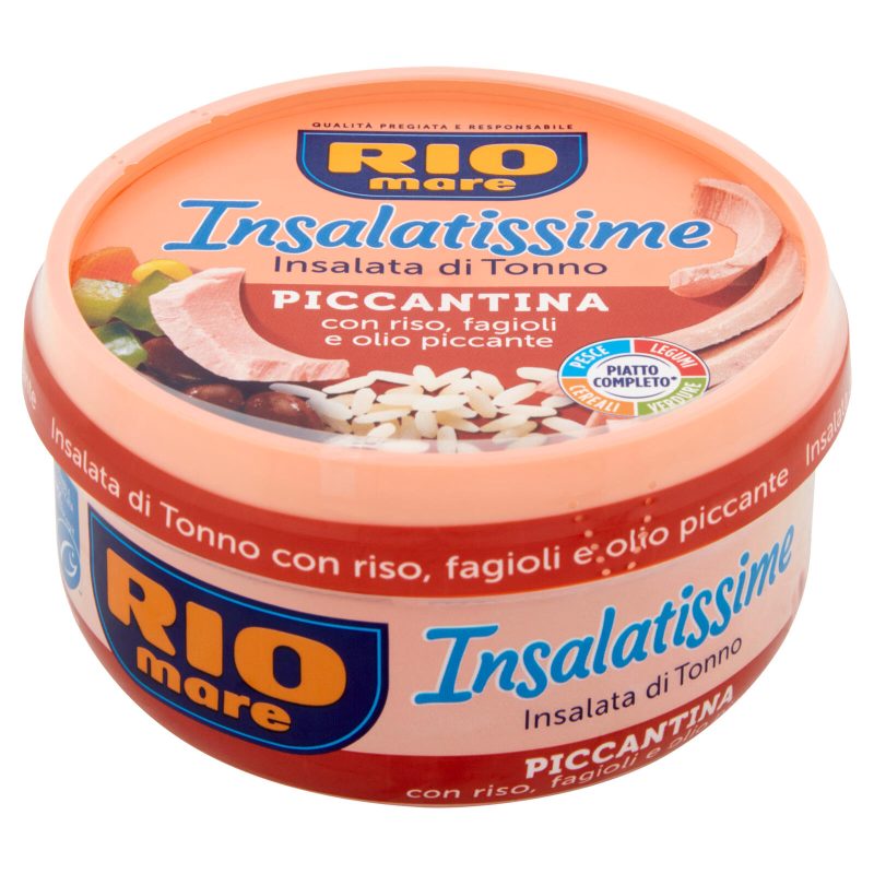 Rio mare Insalatissime Insalata di Tonno Piccantina con riso, fagioli e olio piccante 220 g