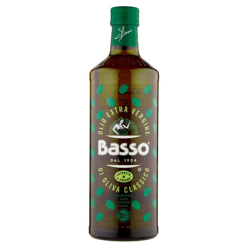 Basso Olio Extravergine di Oliva Classico Estratto a Freddo 1 L