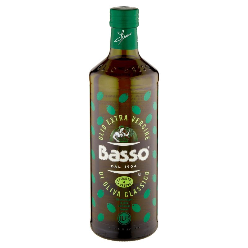 Basso Olio Extravergine di Oliva Classico Estratto a Freddo 1 L