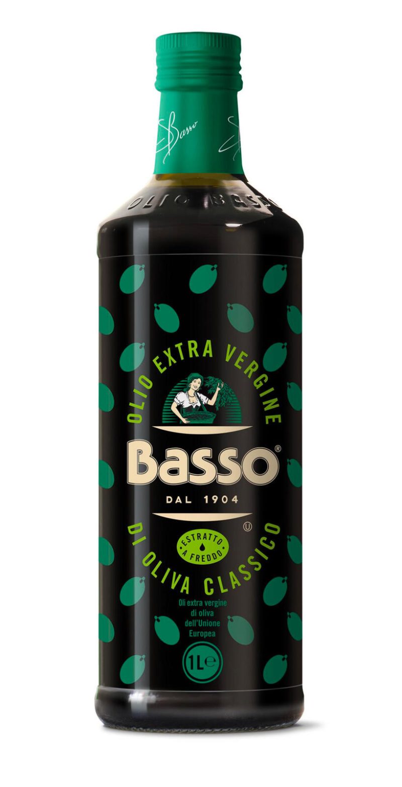 Basso Olio Extravergine di Oliva Classico Estratto a Freddo 1 L