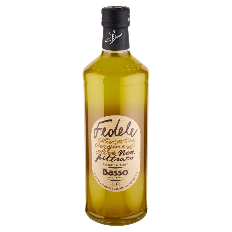 Basso Fedele Olio extra vergine di oliva Non filtrato Estratto a Freddo 1 L